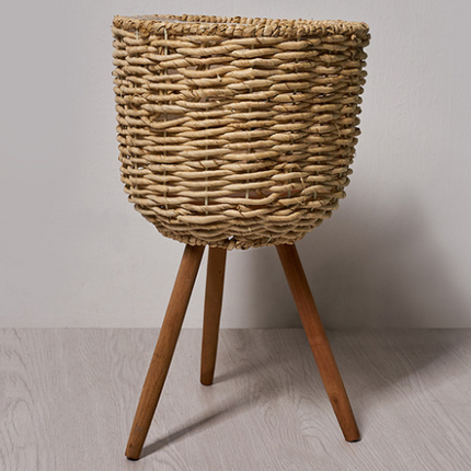 Floor - standing flowerpot straw furniture - Wnkrs