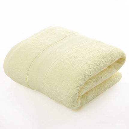 Cotton thickened plain colored bath towel - Wnkrs