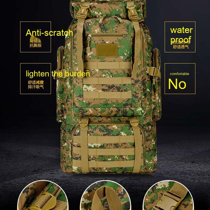 Mochila de camuflaje para montañismo al aire libre