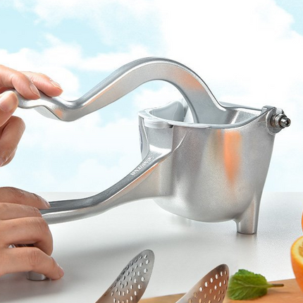 Portable Household Aluminum Alloy Manual Juicer Squeezer Fruit Tool - Wnkrs