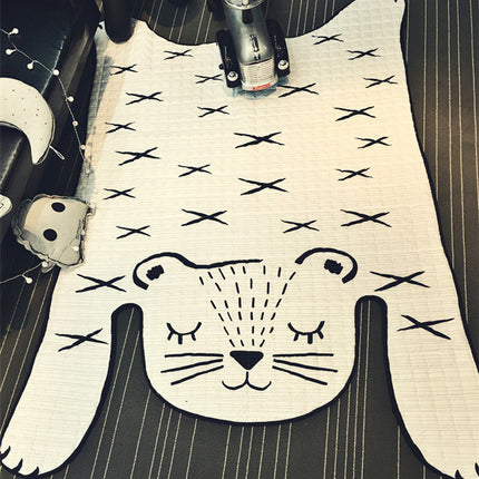 Toys Baby Play Mat Kids Carpet White Tiger Plush Rugs For Liveing Room Decoration Floor Mats Developing Mat For Children - Wnkrs