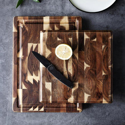 Kitchen Household Parquet Solid Wood Cutting Board - Wnkrs