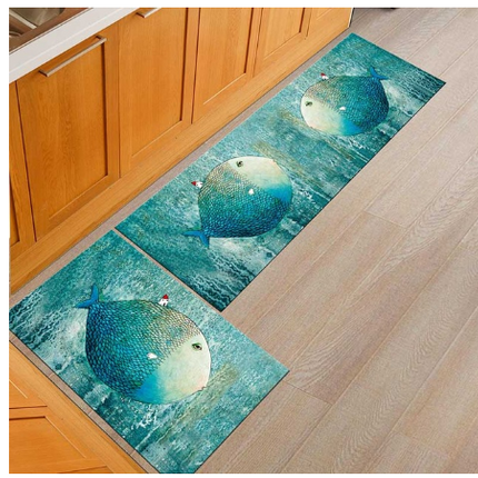 Floor mats, non-slip, oil-proof, household machine washable door mats, bathroom, bathroom, bedside rugs - Wnkrs