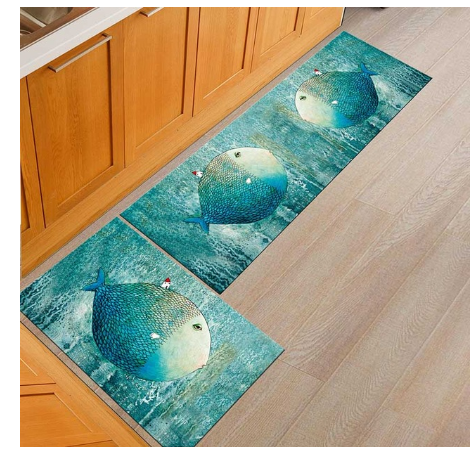 Floor mats, non-slip, oil-proof, household machine washable door mats, bathroom, bathroom, bedside rugs - Wnkrs