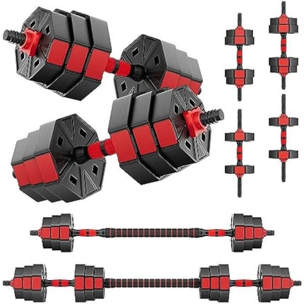 3-in-1 Adjustable Dumbbell and Barbell Set - Wnkrs