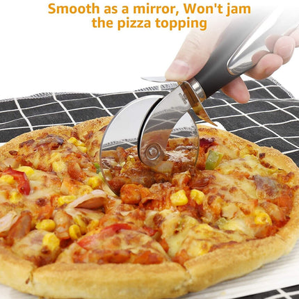 Pizza Cutter WheelPizza Cutter Stainless Steel Pizza Cutter Wheel Super  Pizza Slicer - Wnkrs