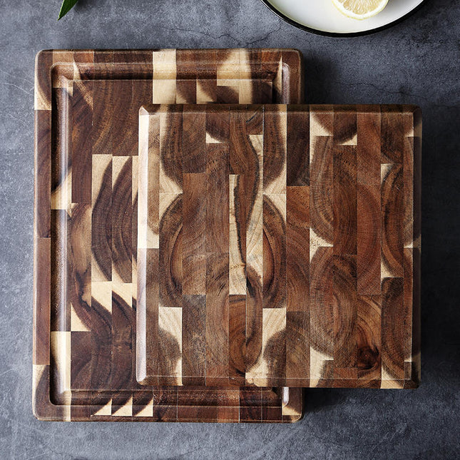 Kitchen Household Parquet Solid Wood Cutting Board - Wnkrs