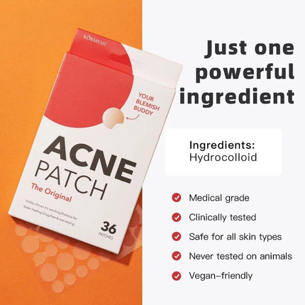 36 Patches/Box Hydrocolloid Acne Pimple Patch - Wnkrs