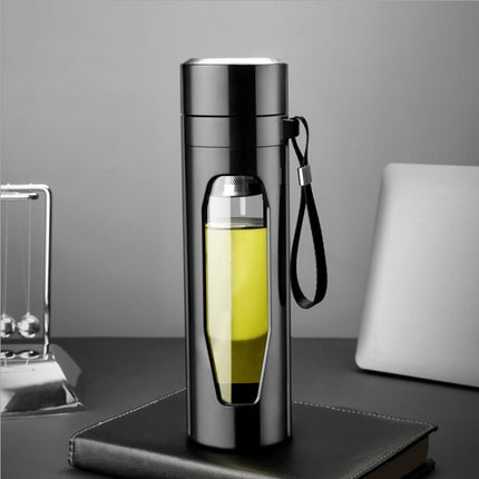 Glass Water Bottle Coffee Tea Cup Infuser With Lid Filter - Wnkrs