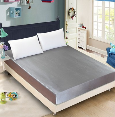 Summer ice silk silk silk bed  solid color bed cover bed package  bed cover special pillowcase - Wnkrs