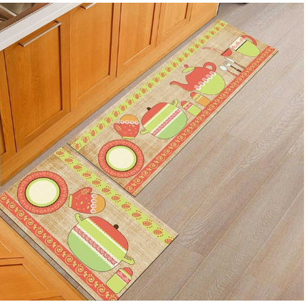 Floor mats, non-slip, oil-proof, household machine washable door mats, bathroom, bathroom, bedside rugs - Wnkrs