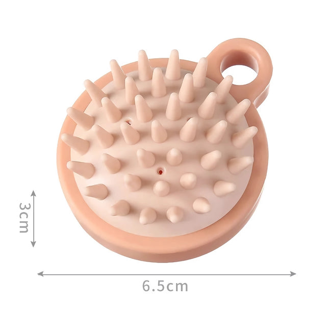 Silicone Scalp Massaging Shampoo Brush