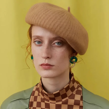 Chapeau de peintre tendance, chaud et confortable pour femme