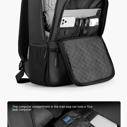 Mochila de negocios para hombre de 156 pulgadas, mochila de viaje para viajes de negocios de gran capacidad