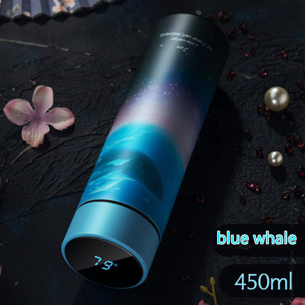 Stainless steel vacuum flask LED touch display temperature - Wnkrs