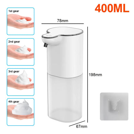 Touchless Automatic Foam Soap Dispenser with Type-C Charging