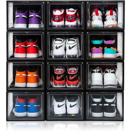 Clear Acrylic Stackable Shoe Boxes - Wnkrs