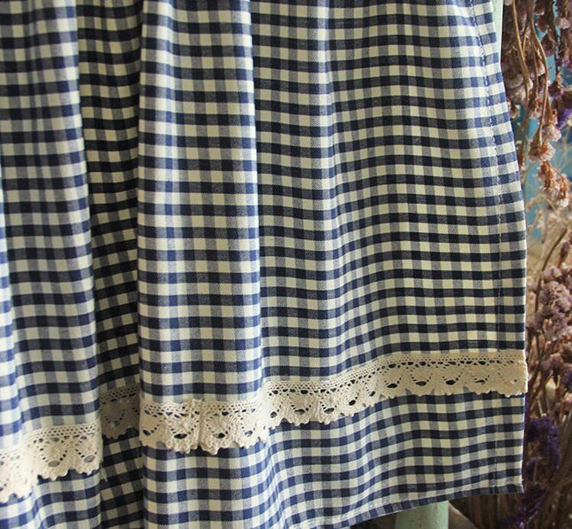 Tanabe fabric kitchen and bathroom curtains in time lattice curtains - Wnkrs