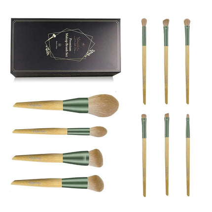 10Pcs Professional Makeup Brush Set with Premium Case - Wnkrs