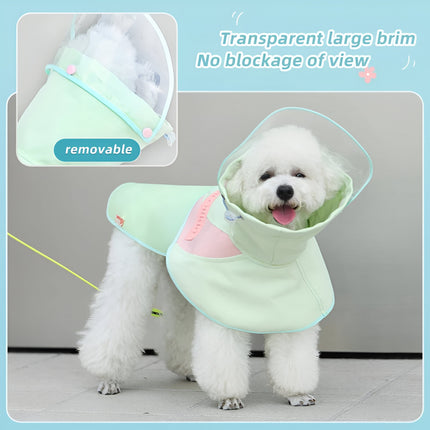 Poncho cape pour chien pour les jours de pluie