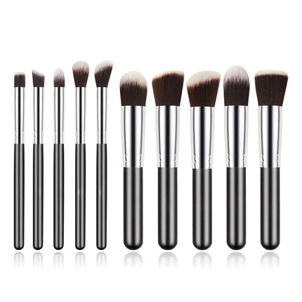 10-Piece Premium Makeup Brush Set - Wnkrs