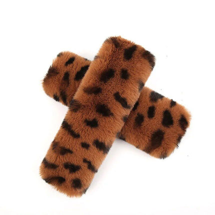 Luxurious Leopard Print Car Seat Belt Shoulder Pad - Wnkrs