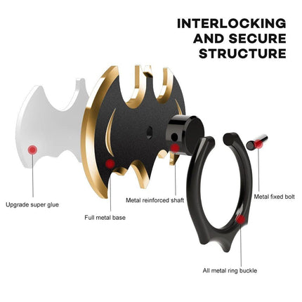 Luxury Bat Finger Ring Phone Holder & Stand - Wnkrs
