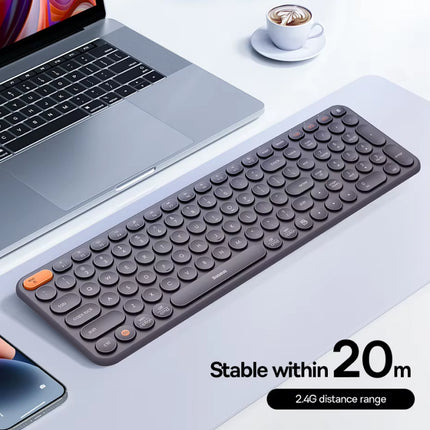 Teclado inalámbrico Bluetooth con teclas silenciosas