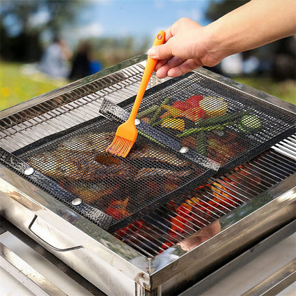 Mesh Grill Bags: Reusable Non-Stick BBQ Barbecue Bags