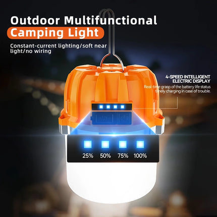 Lanterne de camping LED rechargeable avec fonction Power Bank