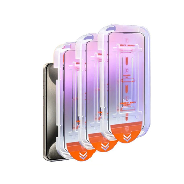 3-Pack Oleophobic Coating Tempered Glass Screen Protectors for iPhone