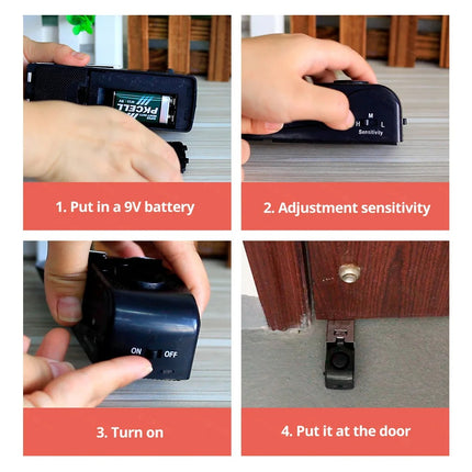 Wireless Door Stop Alarm System