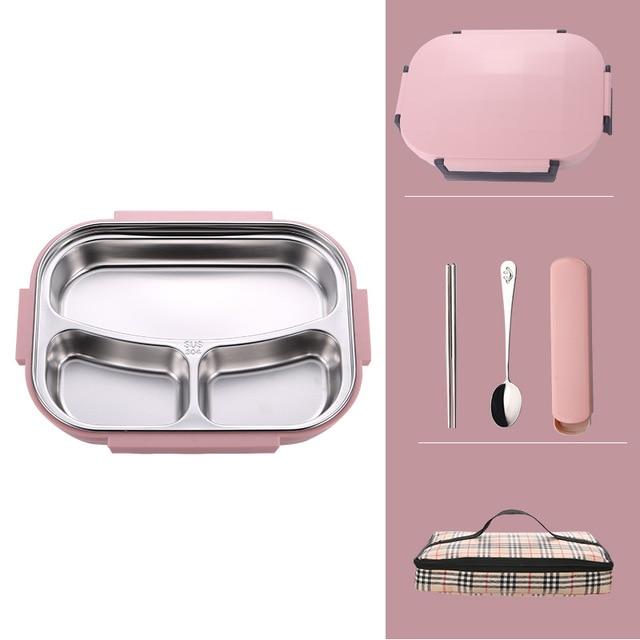 Stylish leakproof Japanese style stainless steel lunch box - Wnkrs