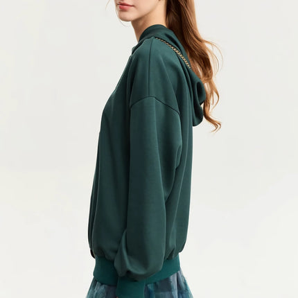 Sudadera con capucha informal de otoño