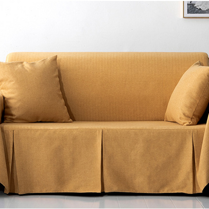 Simple solid color full cover thick sofa towel - Wnkrs