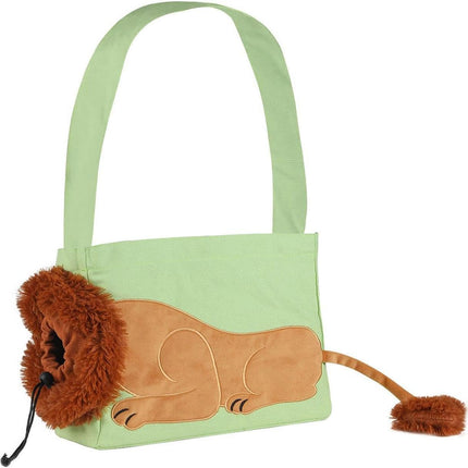 Adorable sac de transport pour animaux de compagnie en forme de lion pour petits chiens et chats