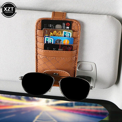 Compact Sun Visor Car Organizer for Essential Accessories - Wnkrs