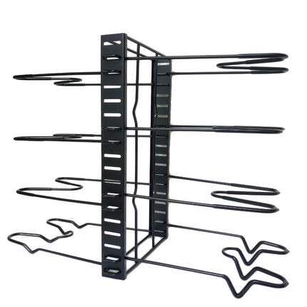 8 Tiers Iron Storage Racks Kitchen Organizer Shelf Holder Black Drain Rack Drying For Sink For Tableware Kitchen Organizer - Wnkrs