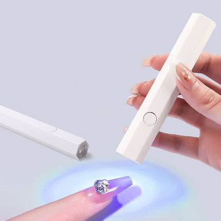 Compact UV LED Nail Dryer - Portable Mini Nail Lamp with USB Charging - Wnkrs