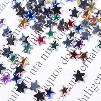 Diamantes de imitación para decoración de uñas en forma de estrella