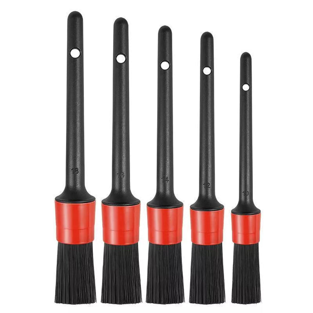 5-Piece Car Detailing Brush Set for Interior & Exterior Cleaning