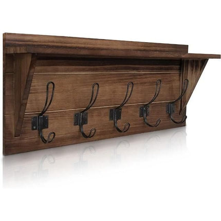 24" Wall Mounted Coat Rack Shelf - Wnkrs