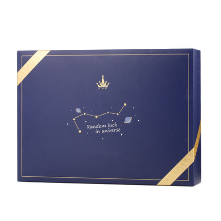 Star Embroidered Towel Dry Hair Cap Set Box - Wnkrs