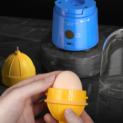 Kitchen Electric Egg Spinner Fell Wagged Pull Gold Automatic Protein Egg Yolk Beater - Wnkrs