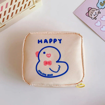 Korean Cartoon Bear Sanitary Napkin Organizer - Wnkrs