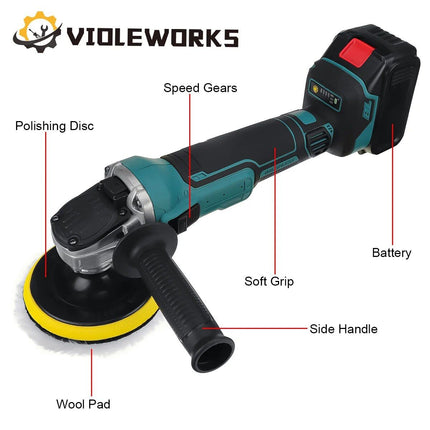Variable Speed Cordless Angle Grinder - Wnkrs