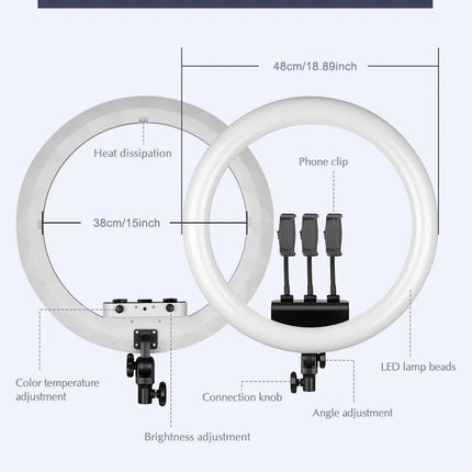 18-inch Bi-Color LED Ring Light - Wnkrs