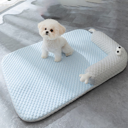 Tapis de lit pour chien rafraîchissant et respirant