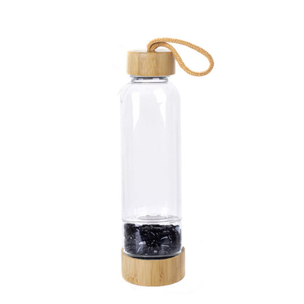 Natural crystal gravel water bottle - Wnkrs