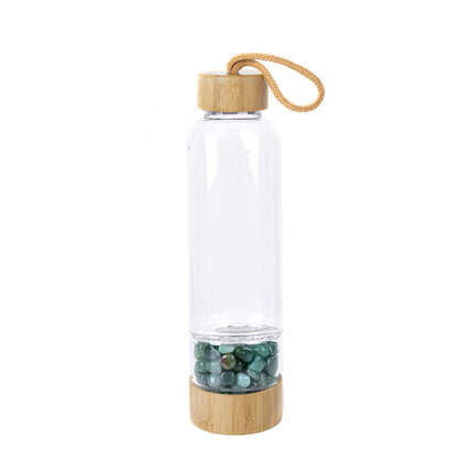 Natural crystal gravel water bottle - Wnkrs